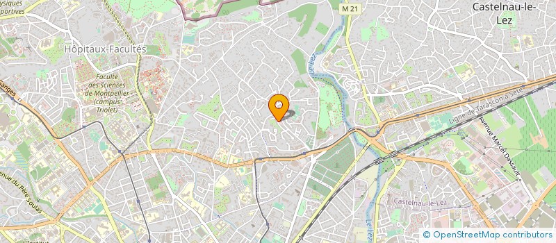 localisation de l'entreprise JB CONSTRUCTION à MONTPELLIER