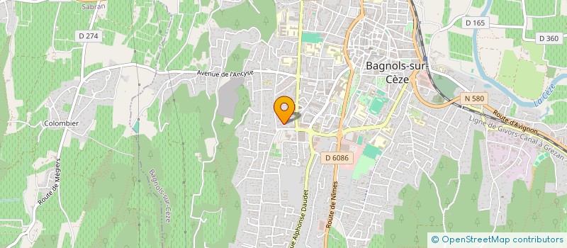 localisation de l'entreprise JB CONSULT  BAGNOLS-SUR-CEZE