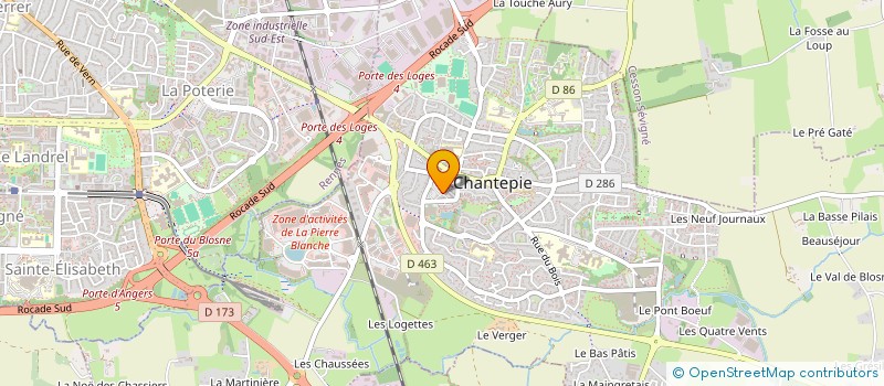 localisation de l'entreprise JB CONSULTANTS à CHANTEPIE