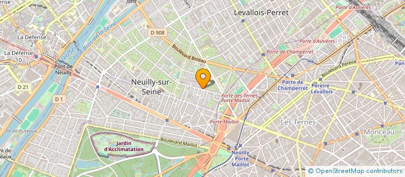 localisation de l'entreprise JB CONSULTING à NEUILLY-SUR-SEINE