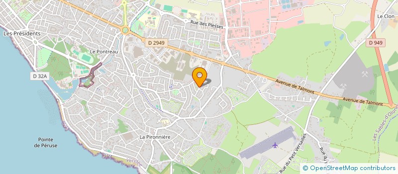 localisation de l'entreprise JB CONSULTING à LES SABLES D'OLONNE