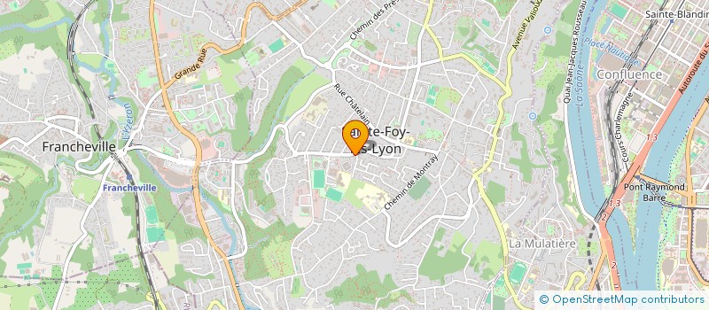 localisation de l'entreprise JB CONSULTING  SAINTE-FOY-LES-LYON