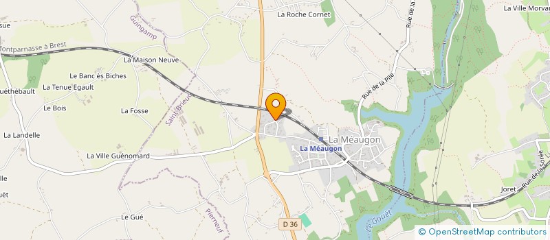 localisation de l'entreprise JB CONSULTING  LA MEAUGON