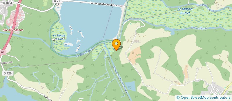 localisation de l'entreprise JB CONSULTING  SAINT-ANDRE-DE-SEIGNANX