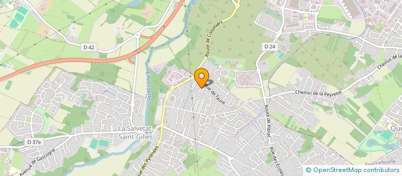 localisation de l'entreprise JB CONSULTING SAP  LA SALVETAT ST GILLES