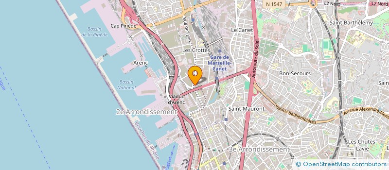 localisation de l'entreprise JB CONSULTING SASU à MARSEILLE
