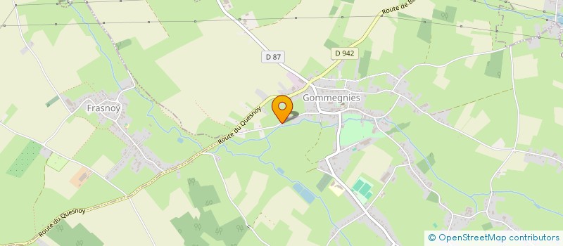 localisation de l'entreprise JB COUVERTURE à GOMMEGNIES