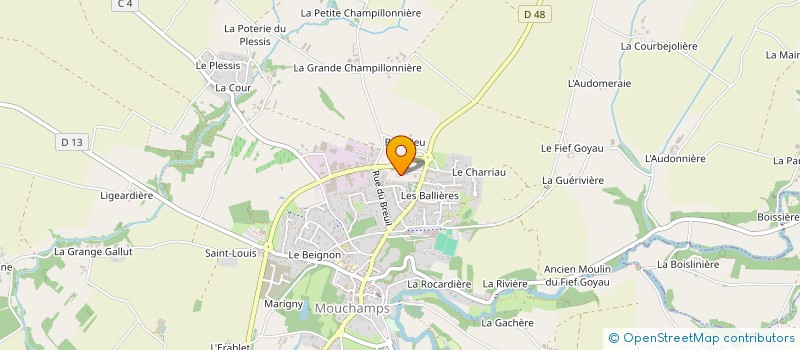 localisation de l'entreprise JB COUVERTURE  ARGENTONNAY