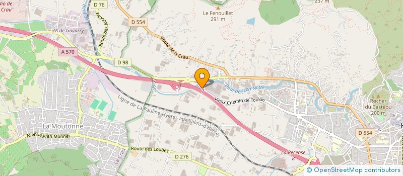 localisation de l'entreprise JB COUVERTURE à HYERES