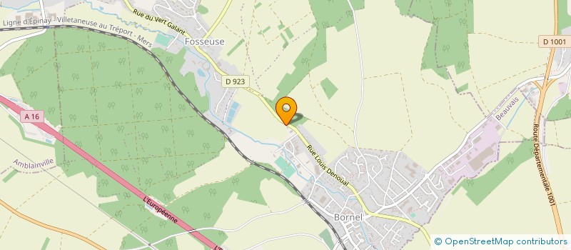 localisation de l'entreprise JB CREATIONS  BORNEL