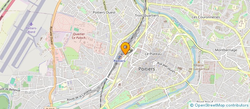 localisation de l'entreprise JB CREATIVE  POITIERS