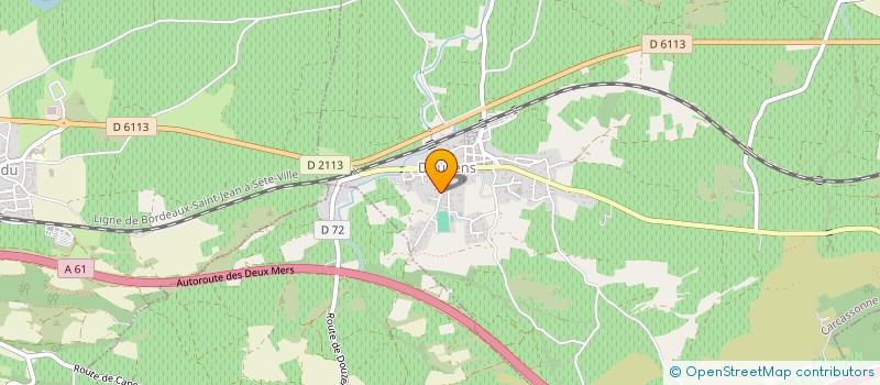 localisation de l'entreprise JB.DECOPLAK  DOUZENS