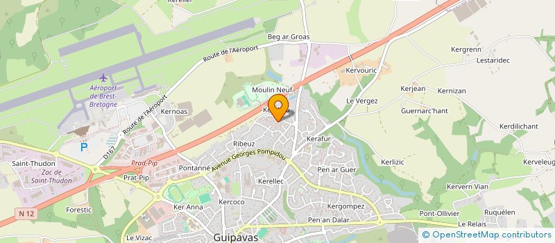 localisation de l'entreprise JB DESIGN & ENGINEERING à GUIPAVAS