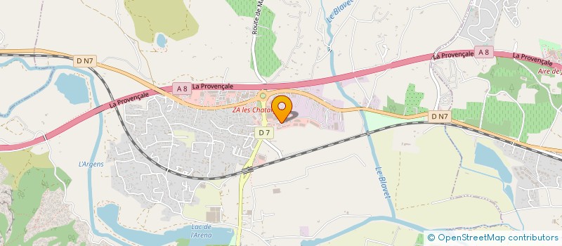 localisation de l'entreprise JB DEVELOPPEMENT à ROQUEBRUNE-SUR-ARGENS