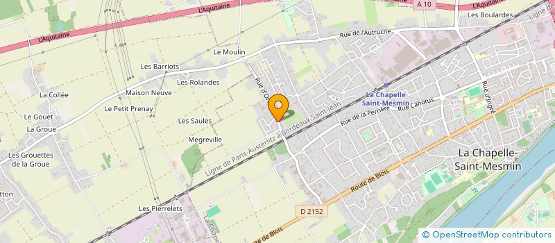 localisation de l'entreprise JB DEVELOPPEMENT  LA CHAPELLE-SAINT-MESMIN