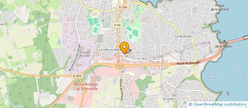 localisation de l'entreprise JB DINARD à LA RICHARDAIS