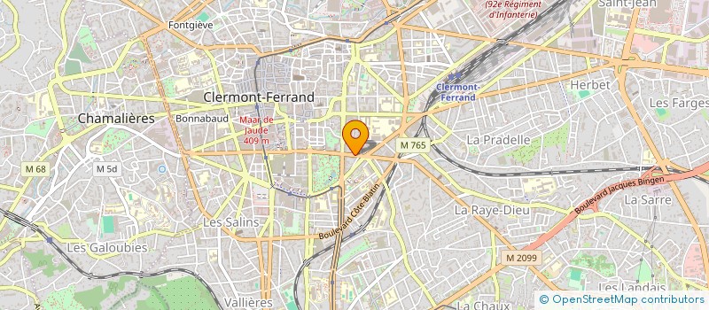localisation de l'entreprise JB DISTRI  CLERMONT-FERRAND