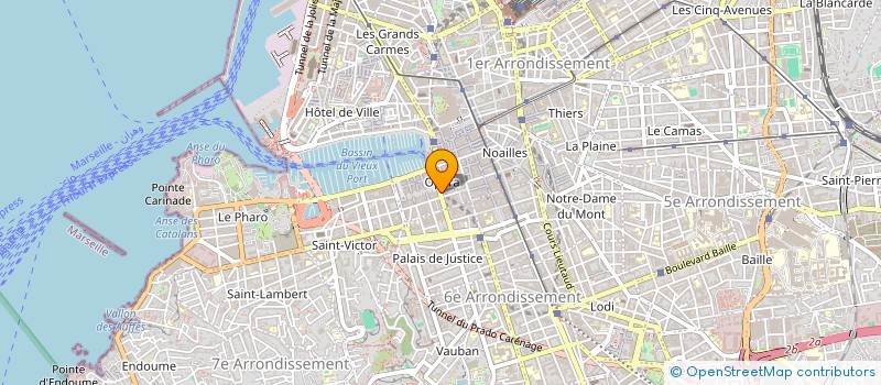localisation de l'entreprise JB DISTRIBUTION à MARSEILLE
