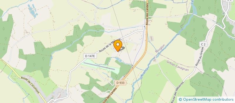 localisation de l'entreprise JB ELEC 47  BOUGLON