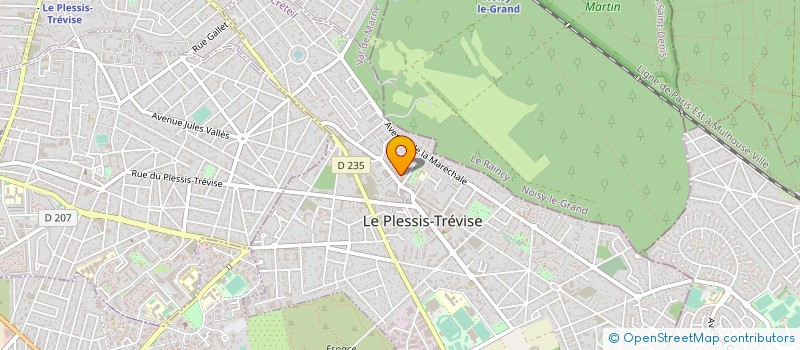 localisation de l'entreprise JB ELEC à LE PLESSIS-TREVISE