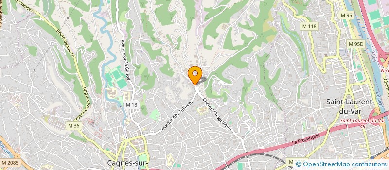 localisation de l'entreprise JB ET CIE à CAGNES-SUR-MER