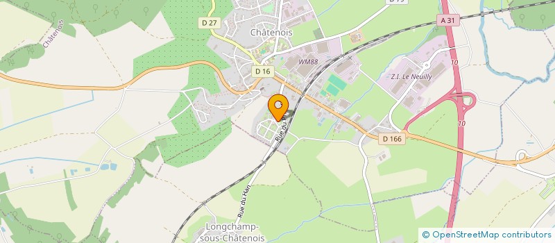 localisation de l'entreprise JB ET PELLETIER  CHATENOIS