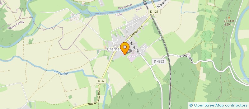 localisation de l'entreprise JB FINANCE  CRAMANS