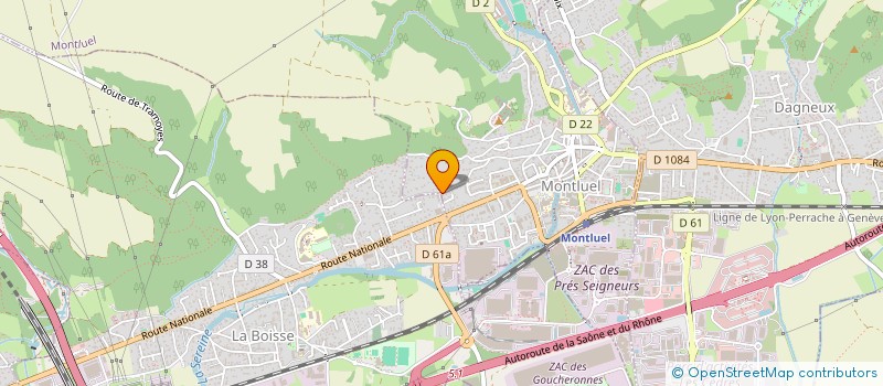 localisation de l'entreprise JB FINANCE  MONTLUEL