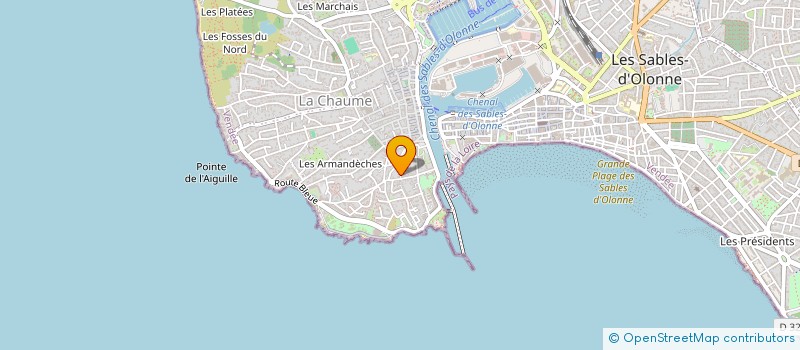localisation de l'entreprise JB FINANCES à LES SABLES D'OLONNE