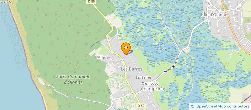 localisation de l'entreprise JB FIZET à LES SABLES-D'OLONNE