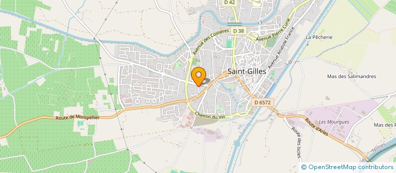 localisation de l'entreprise JB FROID NET  SAINT-GILLES