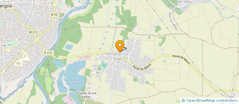 localisation de l'entreprise JB FUTUR  PERIGNAT-SUR-ALLIER