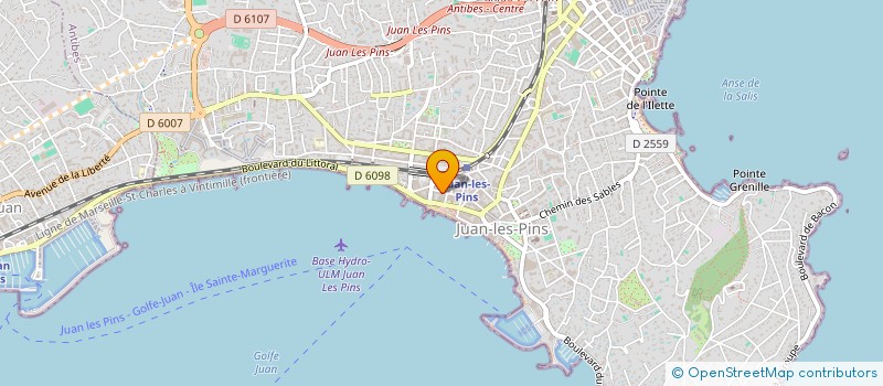 localisation de l'entreprise JB GROUP à ANTIBES