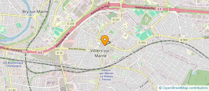 localisation de l'entreprise JB&HA  VILLIERS-SUR-MARNE