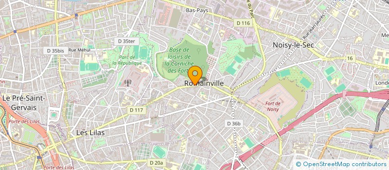 localisation de l'entreprise JB HOLD  ROMAINVILLE