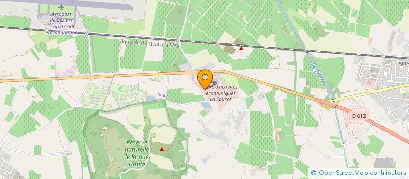localisation de l'entreprise JB HOLDING à VIAS