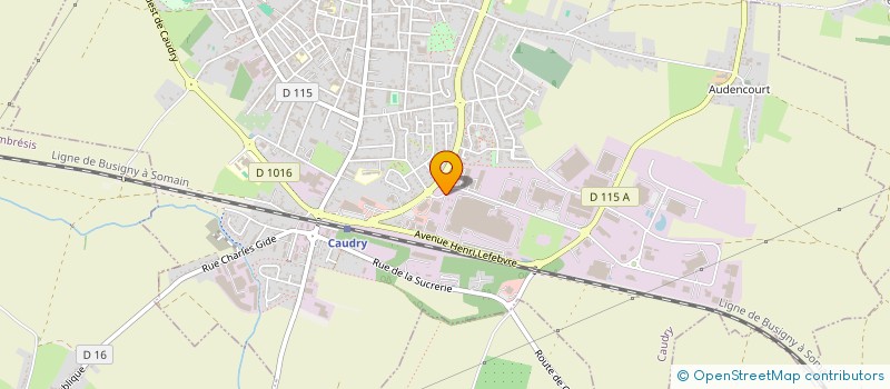 localisation de l'entreprise JB HOLDING à CAUDRY