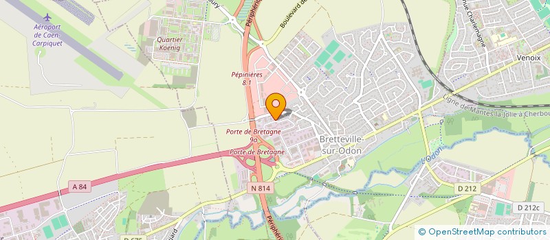 localisation de l'entreprise JB HOLDING  BRETTEVILLE-SUR-ODON