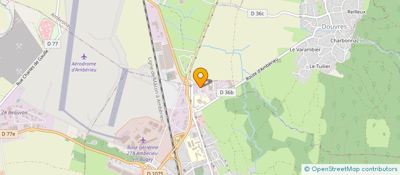 localisation de l'entreprise JB HOLDING à AMBERIEU-EN-BUGEY