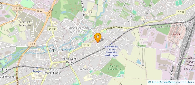 localisation de l'entreprise JB HOLDING  LA NORVILLE