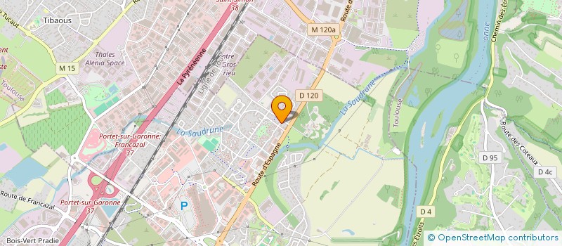 localisation de l'entreprise JB HYDRO  PORTET-SUR-GARONNE