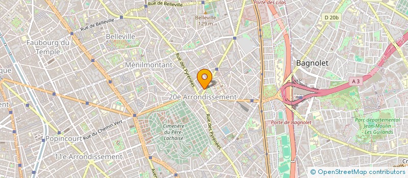 localisation de l'entreprise JB III à PARIS