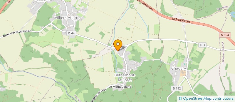 localisation de l'entreprise JB IMMO  BETHEMONT-LA-FORET