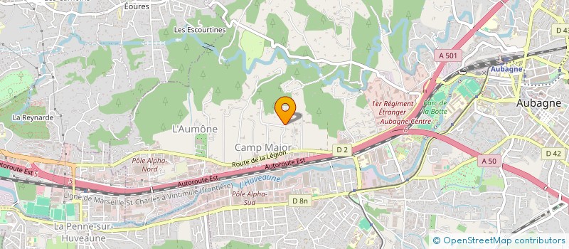 localisation de l'entreprise JB IMMO  AUBAGNE