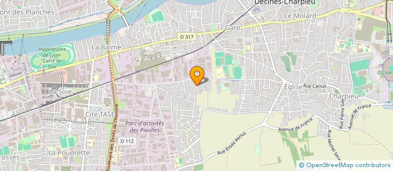 localisation de l'entreprise JB IMMO FRANCE  DECINES-CHARPIEU