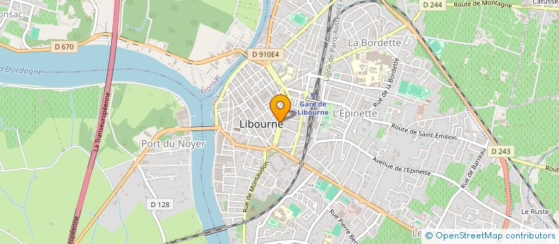 localisation de l'entreprise JB IMMOBILIER SARL à LIBOURNE