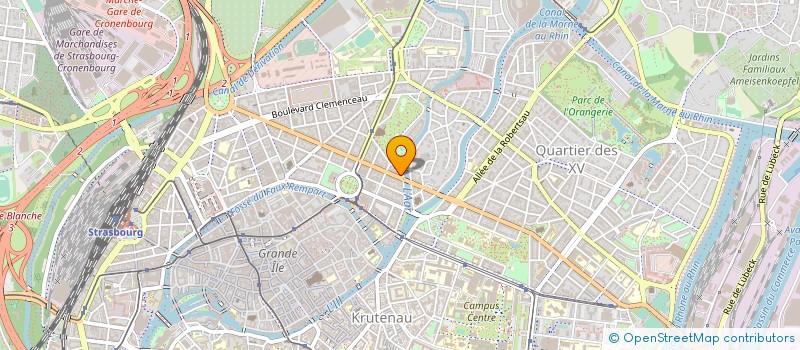 localisation de l'entreprise JB INVEST à STRASBOURG