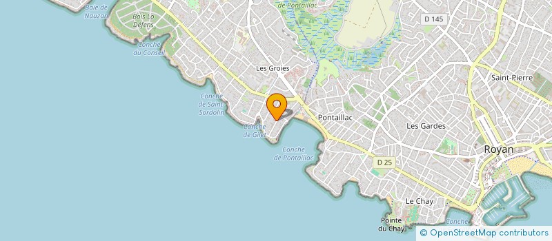 localisation de l'entreprise JB INVEST  VAUX-SUR-MER