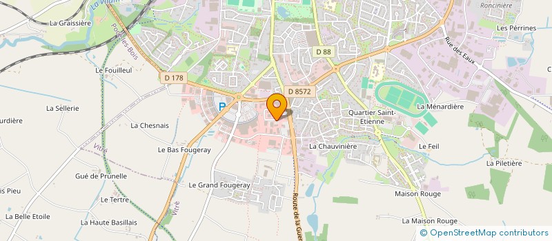 localisation de l'entreprise JB-INVEST à VITRE