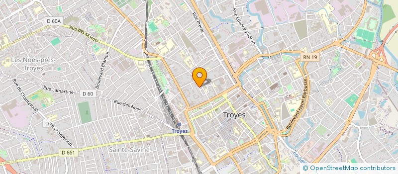 localisation de l'entreprise JB INVEST à TROYES